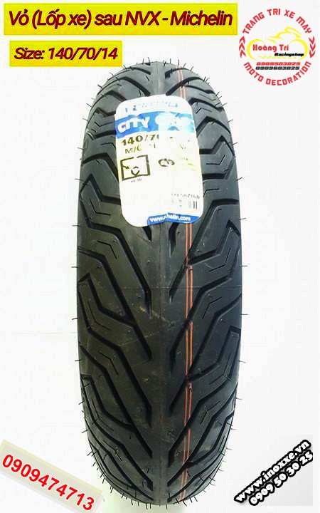 Vỏ xe ( Lốp xe ) NVX thương hiệu Michelin 